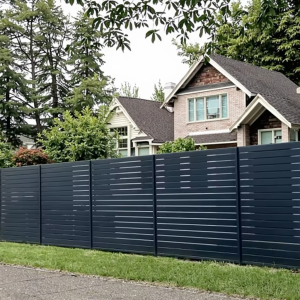 Aluminum Privacy Panel Fence for Outdoor Gardens Easily Assembled