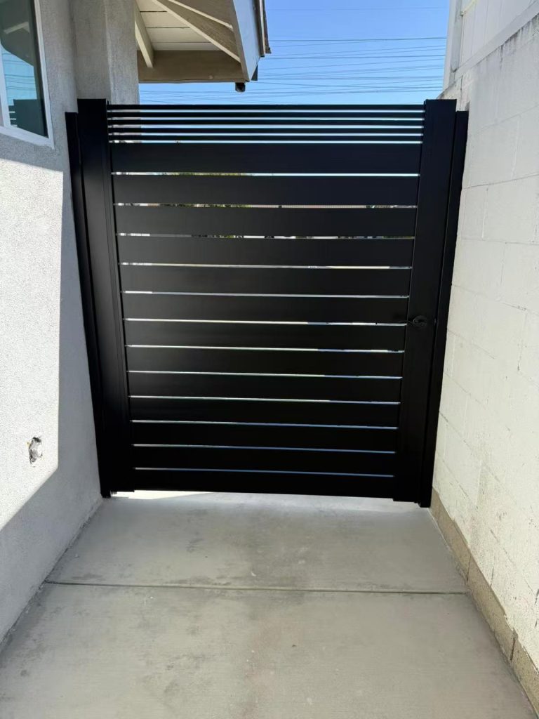 Aluminum Pedestrian Gates USA Custom Walk Gates & Matching Fences